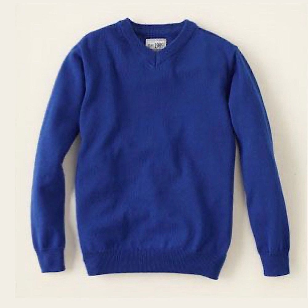 The Children’s Place Boys Royal Blue V-Neck Sweater Size Medium 7/8